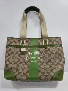 MT040 COACH コーチ シグネチャー 馬車ロゴ トートバッグ 11350