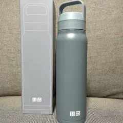 ユニクロ感謝祭 ノベルティ 炭酸対応ステンレスボトル 450ml ブルー 水筒
