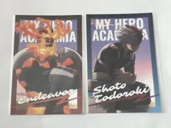 僕のヒーローアカデミア ポストカード 轟焦凍 轟炎司