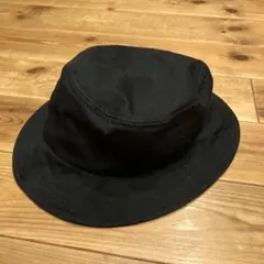 GU コットン バケットハット 黒