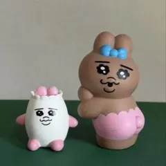 おぱんちゅうさぎ ぬいぐるみ マスコット 2種セット