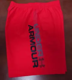 UNDER ARMOUR レッド ショートパンツ L