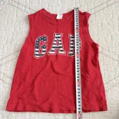 GAP トップス タンクトップ ノースリーブ 赤 95
