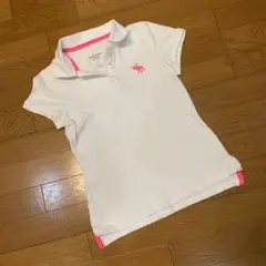Abercrombie & Fitch 半袖ポロシャツ S ホワイトのサムネイル