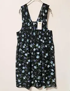 ま*ん様 LE CIEL 花柄ノースリーブ　ワンピース 　スカート　M　ホームウ