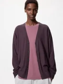 ユニクロ　uniqlo メリノVネックカーディガン　XL