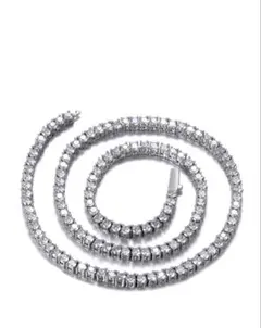 Tennis Chain 3mm ホワイトゴールド　18inch 45cm