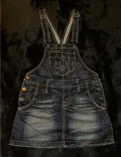 デニム ジャンパースカート サロペット