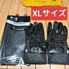 現品限り本日値下げ6100→3600アンダーアーマーバッティング手袋ブラックXL