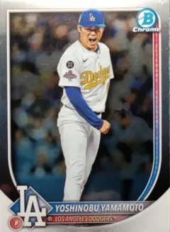 ㊗️山本由伸 2024 topps BOWMAN CHROME LAドジャース