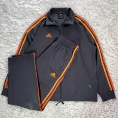 00s adidas セットアップジャージ　トラックジャケット【S】グレー