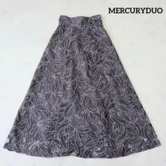 美品♡マメクロゴウチ フラワージャガードワイドパンツ シアー 黒 19ss 