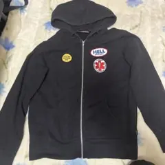 HYSTERIC GLAMOUR x Supreme ブラックパーカー S