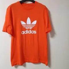 adidas トレフォイルロゴ Tシャツ オレンジのサムネイル