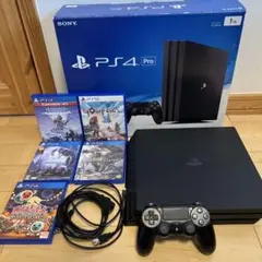 限定値下げPS4 Pro 1TB 本体　CUH-7000B ソフト5種セット