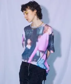 モザイクプリントビッグTEE【MAISON SPECIAL/メゾンスペシャル】のサムネイル