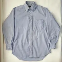 15 usa製 ike behar アイクベーハー コットン ブルー bdシャツ