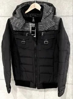 新品 Y2K In the attic 杢調切り替えデザイン 中綿ジャケット L