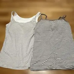 ストライプタンクトップ2枚セット