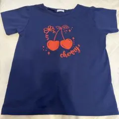 axes femme kids さくらんぼ柄 Tシャツ