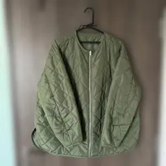 オリーブ キルティングジャケット リバーシブル