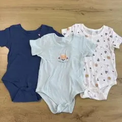 ボディスーツ 3枚セット 80cm