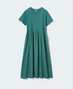 UNIQLO（ユニクロ） コンビネーションフレアワンピースのサムネイル
