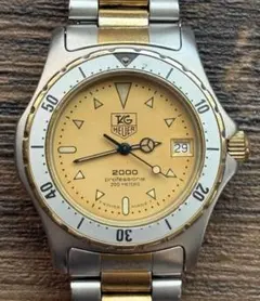 ジャンク TAG HEUER 964.008 プロフェッショナル イエロー ジャンク TAG HEUER 964.008 プロフェッショナル イエロー - メルカリ