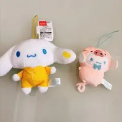 サンリオ シナモロール マスコット 2個セット タグ付き
