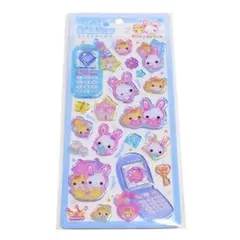 ◇【匿名配送】フワフワらびちゃん 平成はっぴーフォン 青