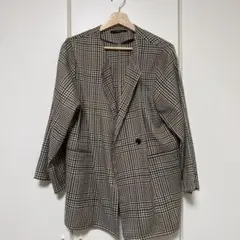 Kastane チェック柄 テーラードジャケット F