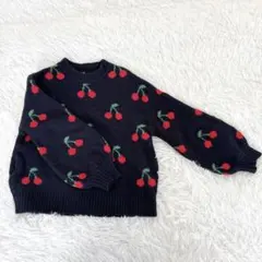 GU さくらんぼ柄 セーター 120cm ジーユー