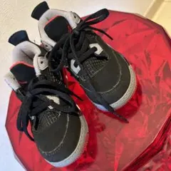 NikeナイキJordanジョーダン黒スニーカーキッズバスケシューズ15cm