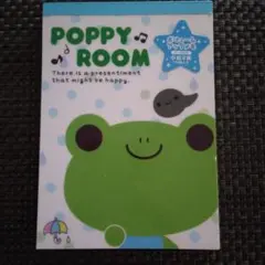 POPPY ROOM カエル メモ帳 平成 레트로