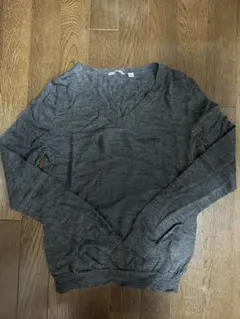 UNIQLO ウール グレー 長袖セーター M