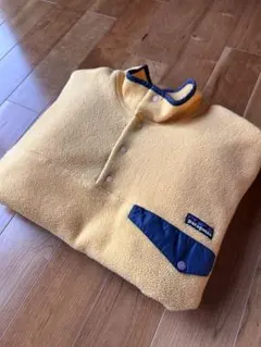 希少雪なしpatagoniaシンチラスナップtイエロー94年