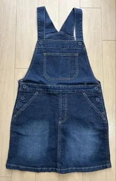 無印良品　デニム サロペットスカート 150