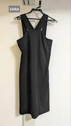 zara ブラック ノースリーブワンピース