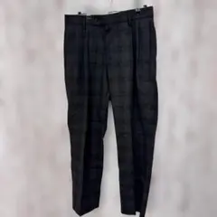 UNITED ARROWSグレー系チェック スラックス