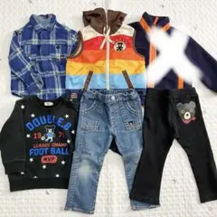 ミキハウス　ダブルビー　90㎝　まとめ売り　トレーナー　パンツ　ベスト