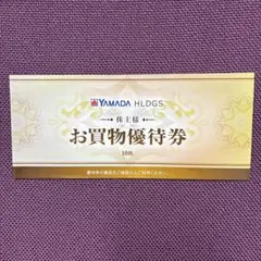 ヤマダ電機 お買い物優待券 株主優待券 10枚