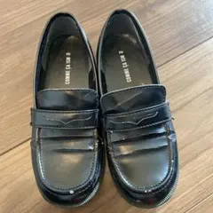 入学式、発表会　COMME CA ISM ブラック ローファー 19.0cm