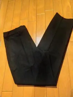 未使用品／ユニクロ ウォームスマートパンツ／丈長め（股下77cm）／黒／L