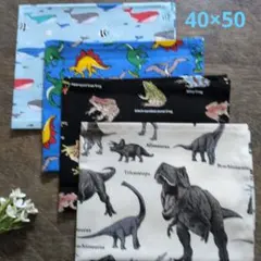 ランチョンマット4枚セット　ハンドメイド　男の子　給食　小学校　保育園　幼稚園