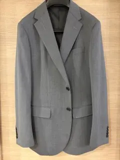 グレー ビジネススーツ シングルブレスト