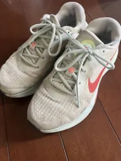 Nike ランニングシューズ ホワイト/レッド　25センチ　25㎝　ナイキ