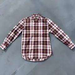 90s USA製 アメリカ製 チェックシャツ BDシャツ ボタンダウン コットン