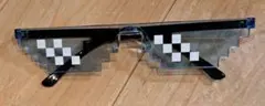 ピクセルデザイン サングラス ブルー