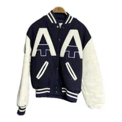 70s Holloway スタジャン ワッペン ネイビー M