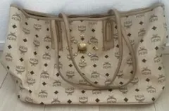 MCM LOVELESS コラボ トートバッグ エムシーエム ラブレス ベージュのサムネイル